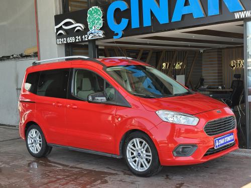 ÇINAR'DAN 2021 MODEL TOURNEO COURİER TİTANİUM PAKET 108 BİNDE TEMİZ AİLE ARACI